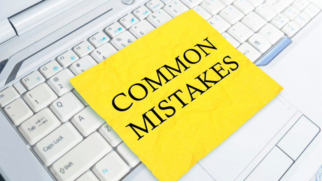 common mistakes