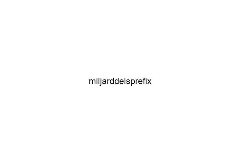 miljarddelsprefix