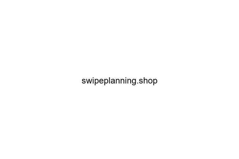 swipeplanning shop